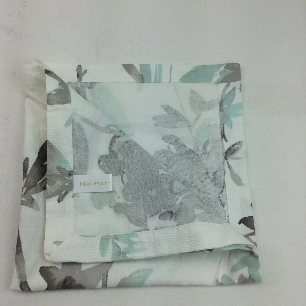 Fifth Avenue Set 10 Floral Fabric Square Cloth Napkins 20
